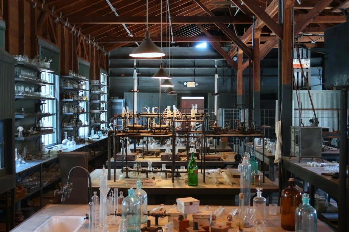 clear drinking glasses on table